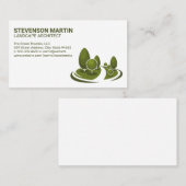 Bomen en landschappen visitekaartje (Voorkant / Achterkant)