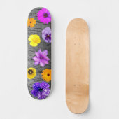 Bomen en Lentebloemen Skateboard (Voorkant)
