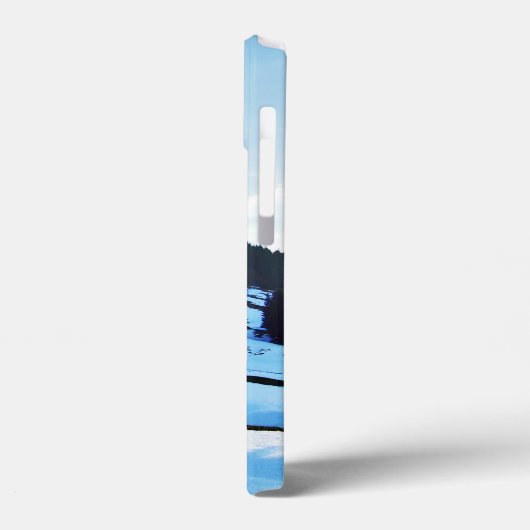 Bomen en naaldbossen van de Spitzli-heuvel Case-Mate iPhone Case (Achterkant / Links)