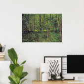 Bomen en ondergroei door het Poster Van Gogh (Thuiskantoor)