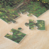 Bomen en ondergroei door Van Gogh Legpuzzel (Zijkant)