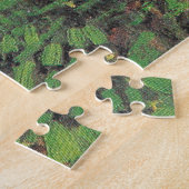 Bomen en ondergroei door Van Gogh schilderende kun Legpuzzel (Zijkant)