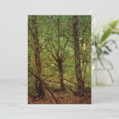 Bomen en ondergroei door Vincent van Gogh (Staand voorkant)