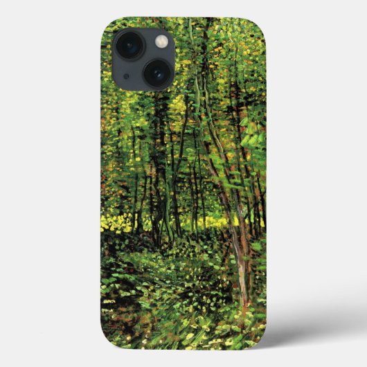 Bomen en ondergroei door Vincent van Gogh Case-Mate iPhone Case (Achterkant)