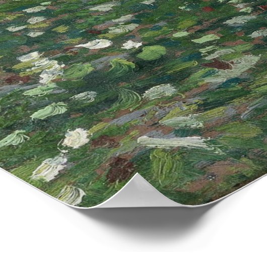 Bomen en ondergroei door Vincent Van Gogh Poster (Hoek)