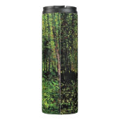 Bomen en ondergroei van Vincent van Gogh Thermosbeker (Achterkant)