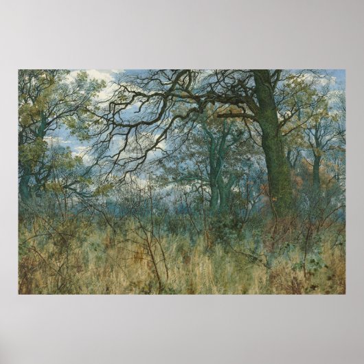 Bomen en ondergroei - William Fraser Garden Poster (Voorkant)