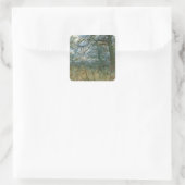 Bomen en ondergroei - William Fraser Garden Vierkante Sticker (Tas)