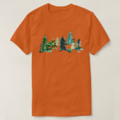Bomen en pijnbomen t-shirt (Design voorkant)