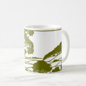 Bomen en platteland koffiemok (Voorkant rechts)