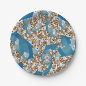 BOMEN EN SKY PAPIEREN BORDJE (Voorkant)