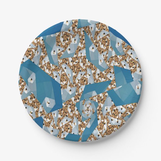 BOMEN EN SKY PAPIEREN BORDJE (Voorkant)