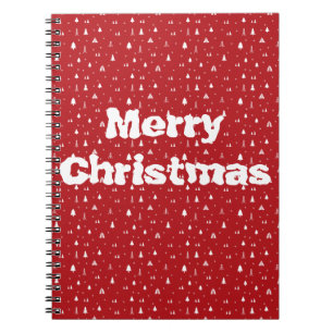 Bomen en Snowflakes kerstNotitieboek Notitieboek