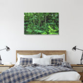 Bomen en struiken canvas afdruk (Insitu (Slaapkamer))