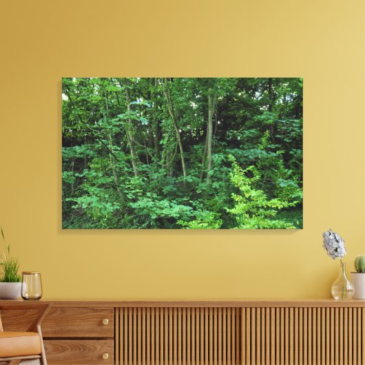 Bomen en struiken canvas afdruk (Insitu (Woonkamer))