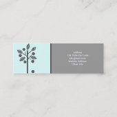 Bomen en Visitekaartjes daarvan — Skinny (Achterkant)