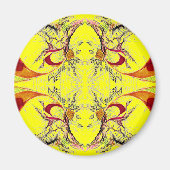 Bomen en vogelfantasie magneet (Voorkant)