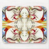 Bomen en vogelfantasie muismat (Voorkant)