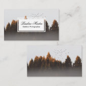 Bomen en vogels visitekaartje (Voorkant / Achterkant)