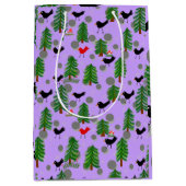 Bomen en vogels_zomer Gift Bag Medium Cadeauzakje (Voorkant)