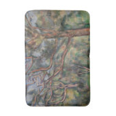 Bomen en Weg, Postimpressionistisch Landschap Badmat (Voorkant Verticaal)