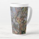 Bomen en Weg, Postimpressionistisch Landschap Latte Mok (Rechterhoek)