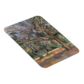 Bomen en Weg, Postimpressionistisch Landschap Magneet (Rechterzijde)