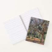 Bomen en Weg, Postimpressionistisch Landschap Notitieboek (Binnen)