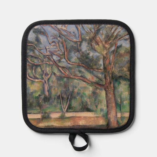 Bomen en Weg, Postimpressionistisch Landschap Pannenlap (Voorkant)