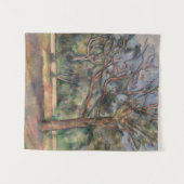 Bomen en Weg, Postimpressionistisch Landschap Wandkleed (Voorkant (horizontaal))