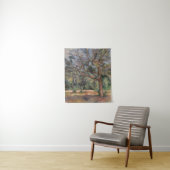 Bomen en Weg, Postimpressionistisch Landschap Wandkleed (In situ)