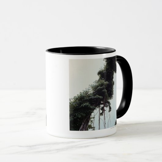 Bomen en wijnstokken in oerwoud mok (Voorkant rechts)