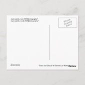 Bomen en wolken briefkaart (Achterkant)