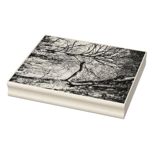 Bomen Foto Rubber Stamp Rubberstempel (Stempel)