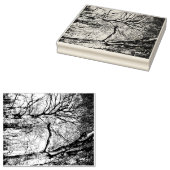 Bomen Foto Rubber Stamp Rubberstempel (Gestempeld)