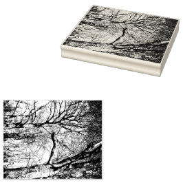 Bomen Foto Rubber Stamp Rubberstempel