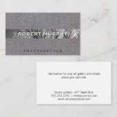 Bomen | Fotografie | Achtergrond Linen Visitekaartje (Voorkant / Achterkant)