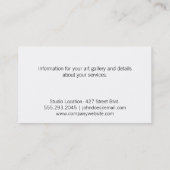 Bomen | Fotografie Visitekaartje (Achterkant)