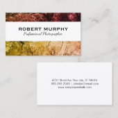 Bomen | fotografievariatie visitekaartje (Voorkant / Achterkant)