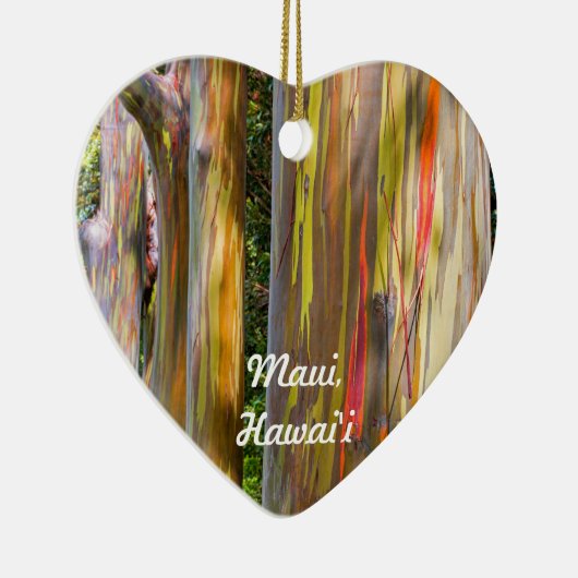 Bomen, gebilderd, Maui Keramisch Ornament (Rechts)