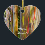 Bomen, gebilderd, Maui Keramisch Ornament<br><div class="desc">Twee kanten van het ornament van spectaculaire Maui herinnerden zich aan een soort vakantie-ornament. De "beschilderde bomen" en Bamboe zijn hier te vinden. Verander de jaardatum in de huidige datum van het bezoek.</div>