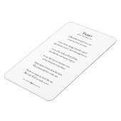 Bomen Gedicht van Kilmer, inspirerend poëzie citaa Magneet (Linkerzijde)