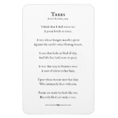 Bomen Gedicht van Kilmer, inspirerend poëzie citaa Magneet (Verticaal)