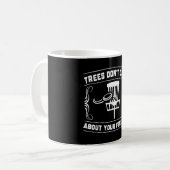 Bomen Geven Geen Zom De Disc Golf Ske Koffiemok (Voorkant links)