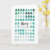 Bomen gevouwen vakantiekaart kaart (Gele Bloem)