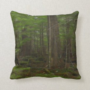 Bomen, Green Forest Earth Day Natuur Art Kussen