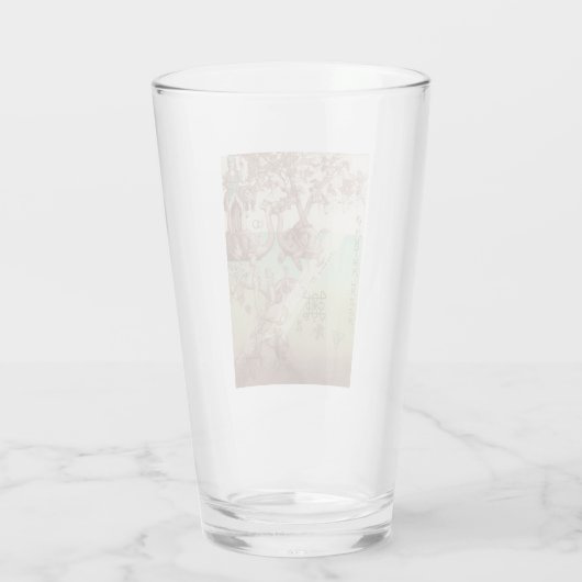 Bomen groeien op Zee Turtle Islands Glas (Achterkant)