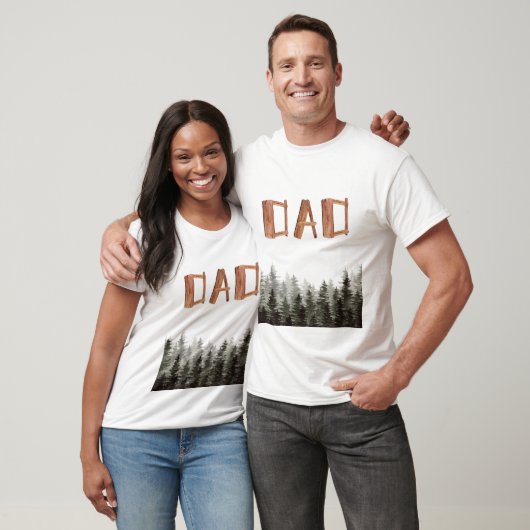 Bomen Hout Verjaardag Papa T-shirt (Unisex)
