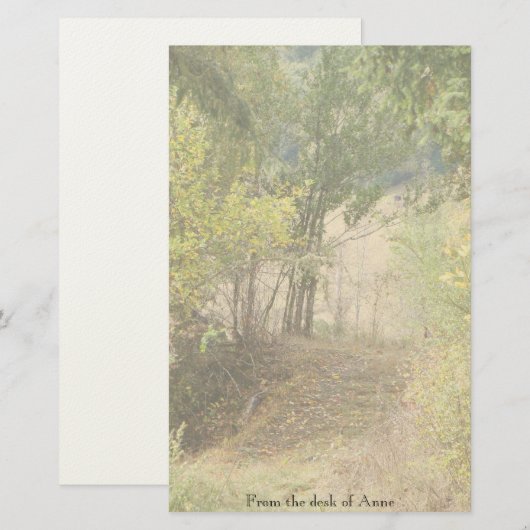 Bomen in Bossen - Speciaal banketbakkerswerk Briefpapier (Voorkant / Achterkant)