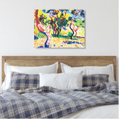 Bomen in Collioure | Andre Derain | Canvas Afdruk (Insitu (Slaapkamer))